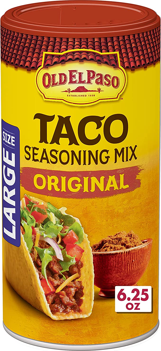 Bột gia vị Taco hiệu Old El Paso Taco Seasoning Mix Original (Value Size) -Hủ 177g