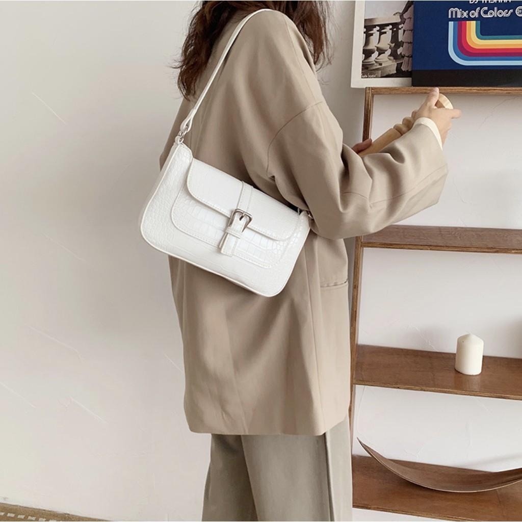 T197/Túi đeo kẹp nách da PU phong cách mới