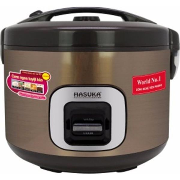 NỒI CƠM ĐIỆN 3.2L - LÒNG 1KG CERAMIC - Ủ 3D - HASUKA HSK 863 - HÀNG CHÍNH HÃNG