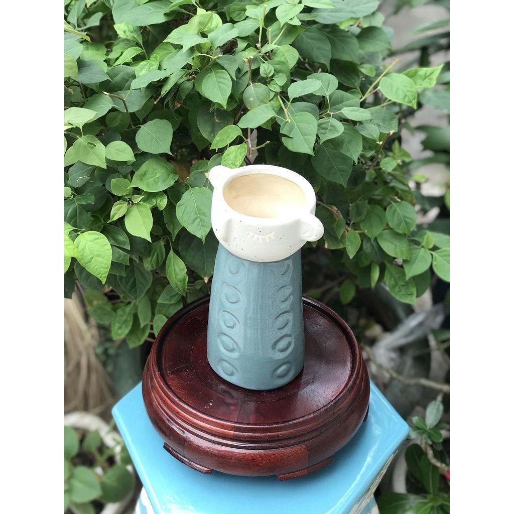 BÌNH HOA GỐM SỨ XUẤT KHẨU TRANG TRÍ DECOR BÌNH CẤM HOA XK04
