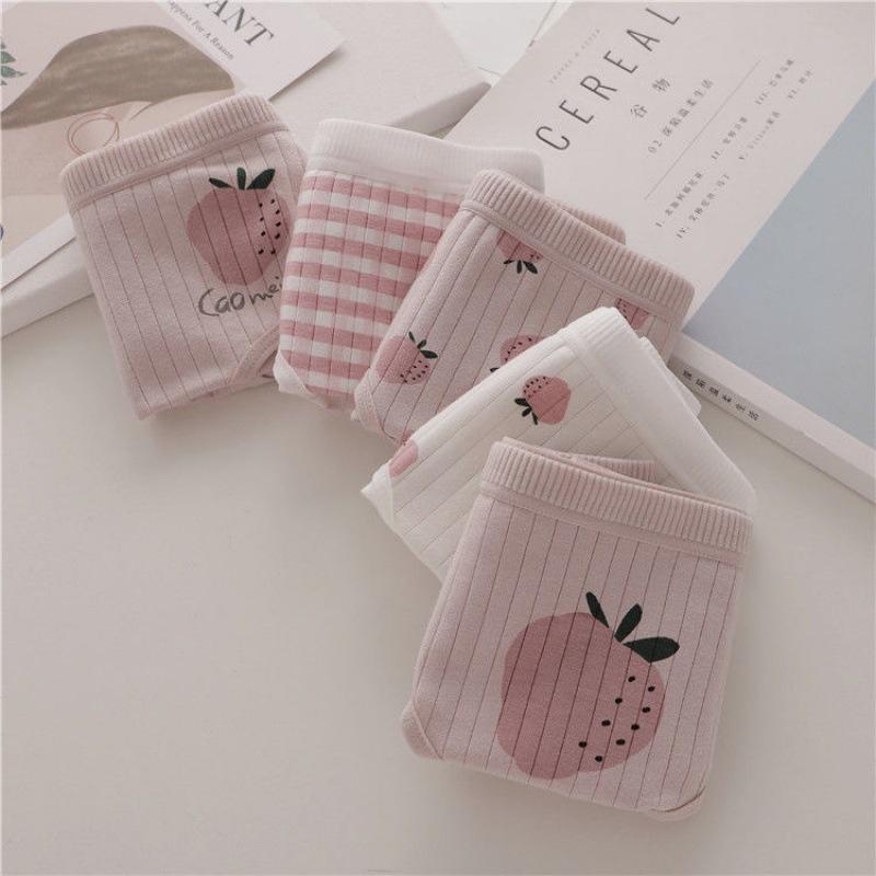 Quần lót cotton quả dâu cute co dãn 4 chiều được chọn màu chọn mẫu Q4