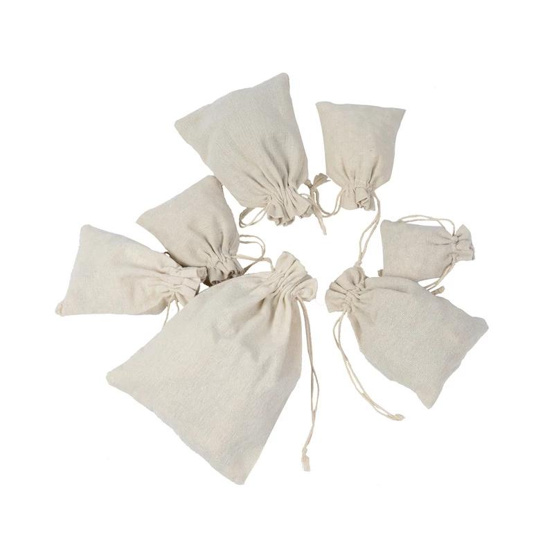 Túi Rút Cotton Đựng Trang Sức Tái Sử Dụng Được Tiện Dụng
