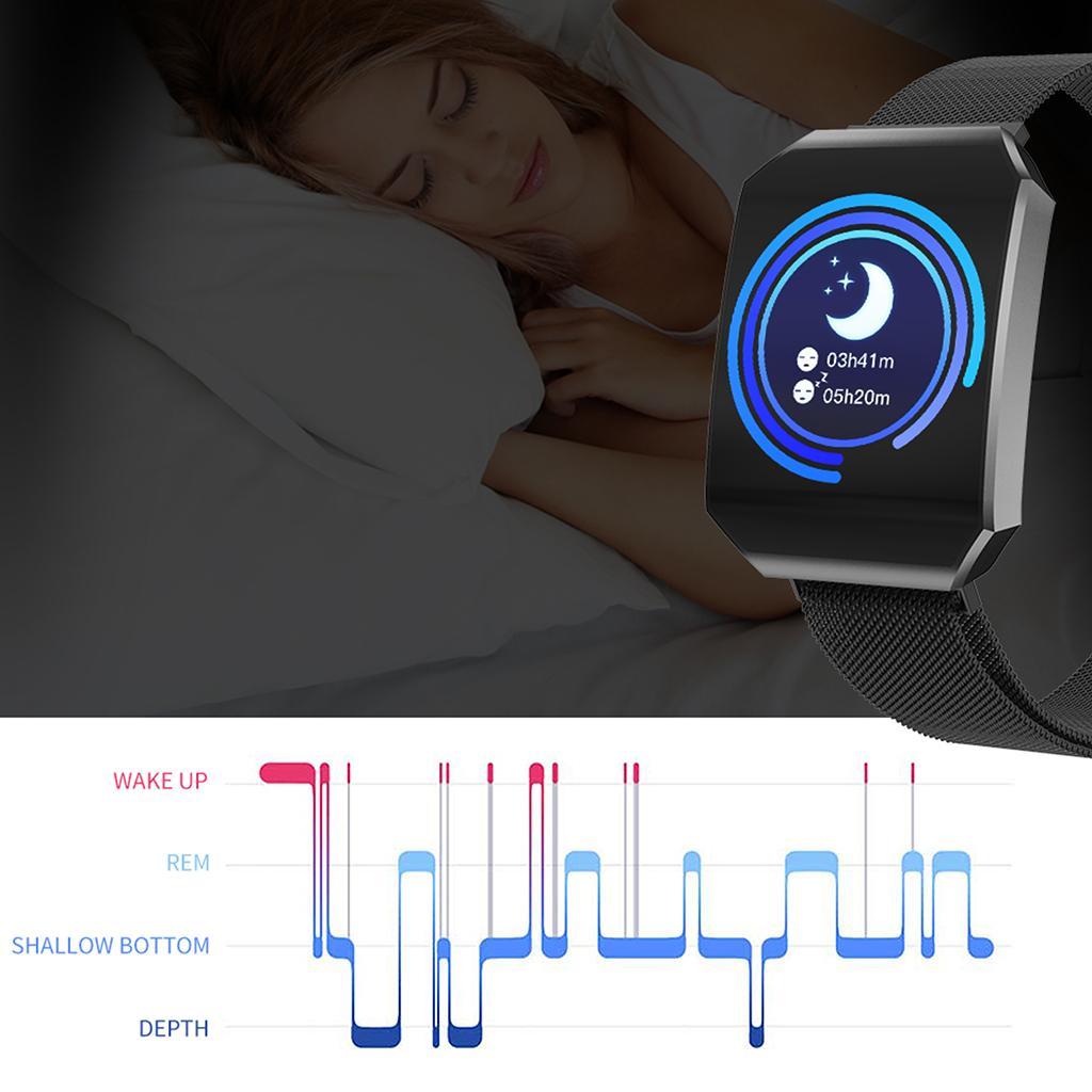 Fitness Bracelet Monitor Support for IOS 8.0 Black