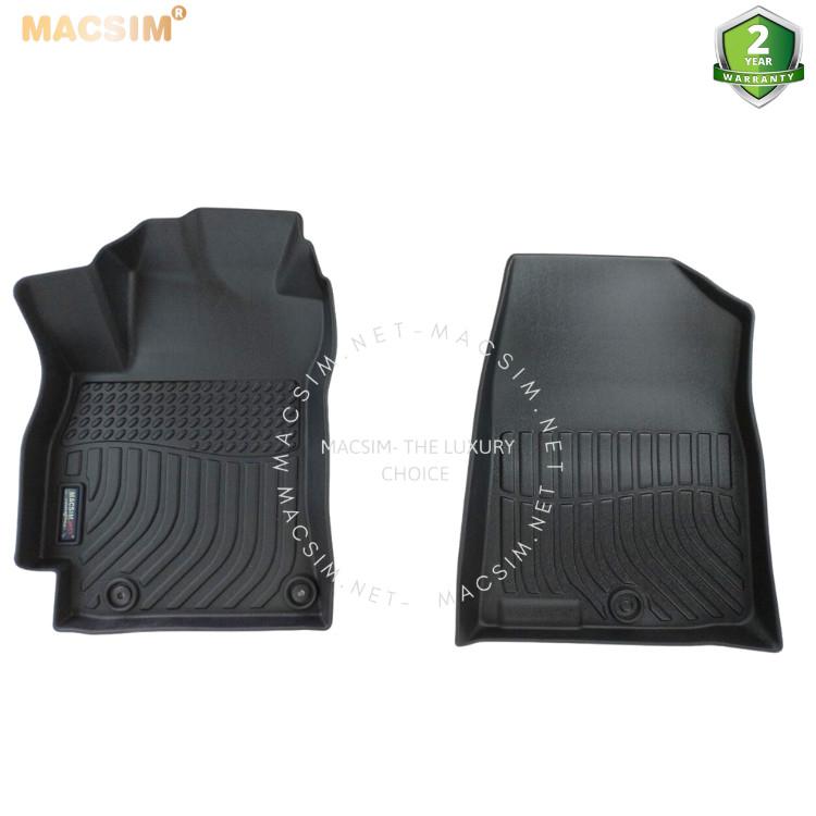 Thảm lót sàn xe ô tô Hyundai Elantra 2023+ sd Nhãn hiệu Macsim chất liệu nhựa TPE cao cấp màu đen