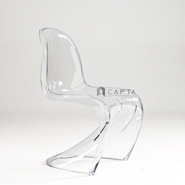 Bộ bàn tiếp khách trong suốt 2 ghế cao cấp hiện đại SL TE1540-06G / PANTON-PC Nội thất Capta