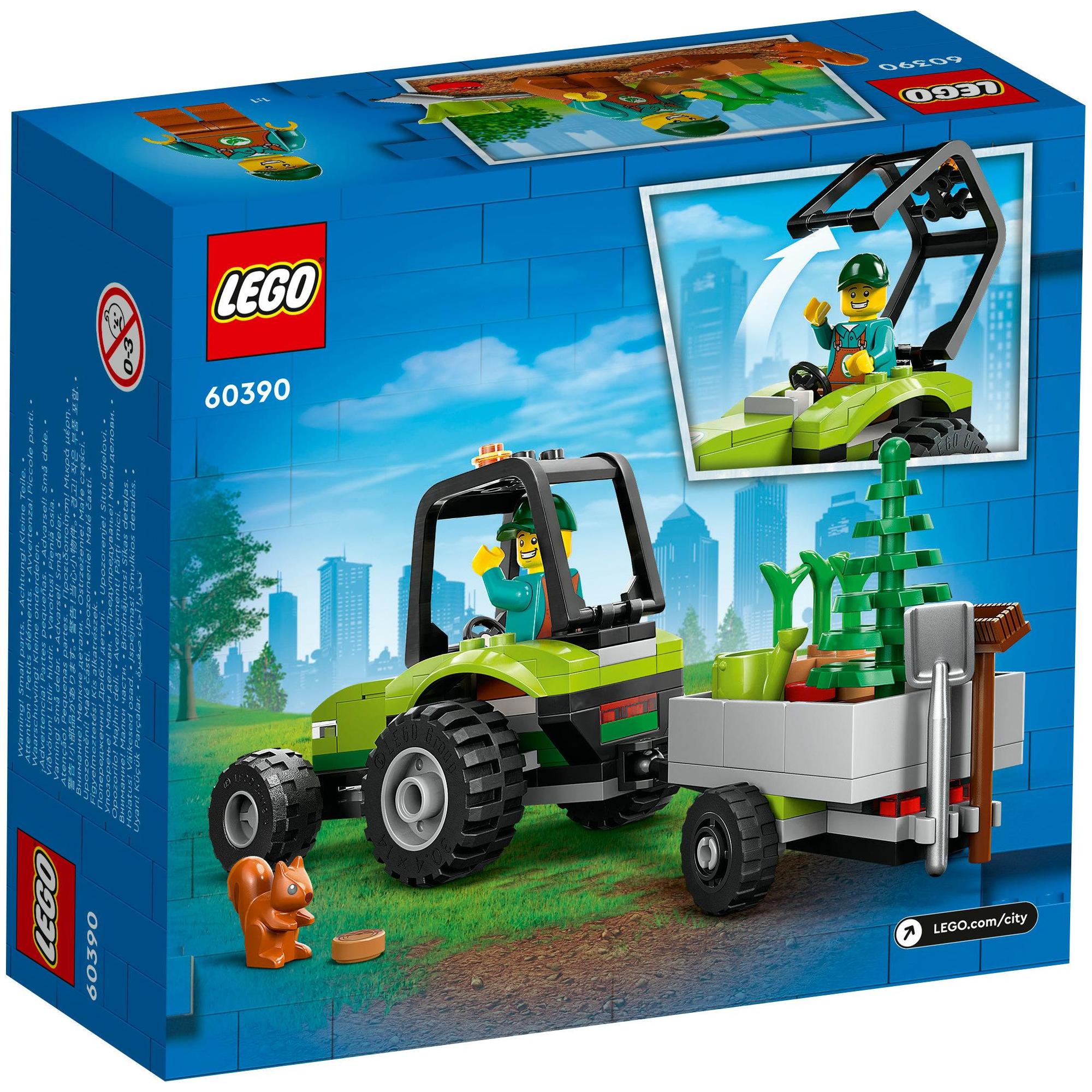 LEGO City 60390 Máy Kéo Trồng Cây Công Viên (86 Chi Tiết)