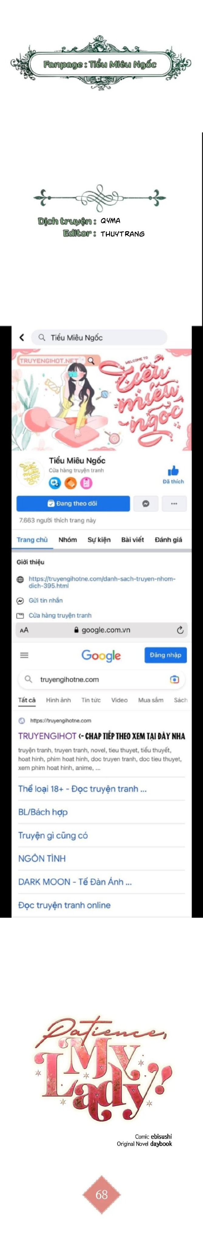 bình tĩnh nào, tiểu thư! chapter 68 1