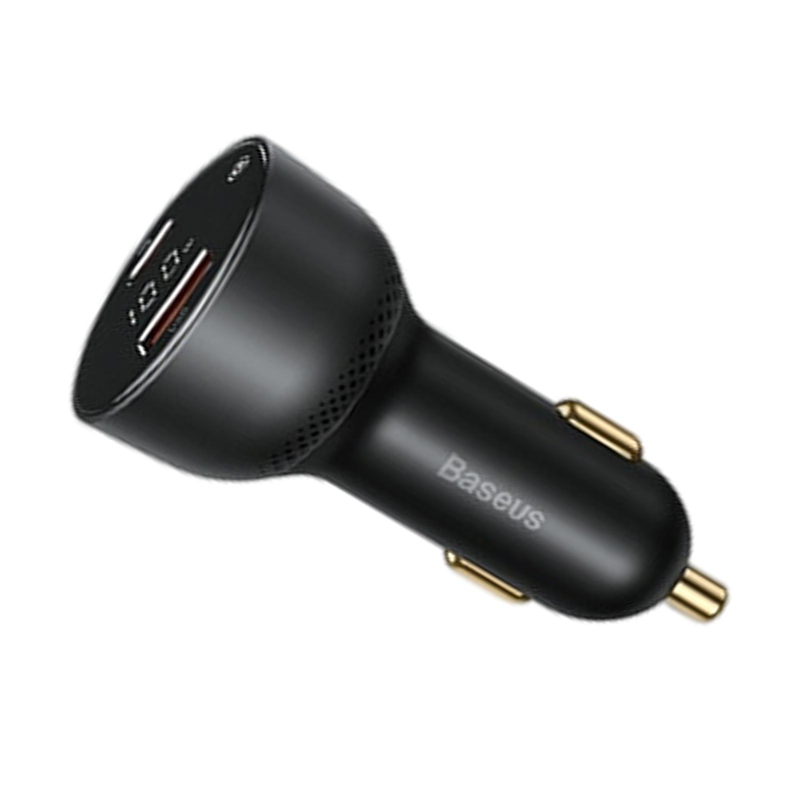 USB Dual  Charger 12-24V Metal LED Voltmeter Power Outlet