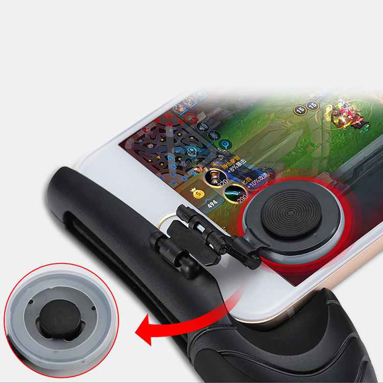 Tay Cầm Game Có Nút Di Chuyển Joystick Cho Điện Thoại Liên Quân Mobile, Pubg, Ros, Free Fire Controller Xách Tay Bracket IOS Android