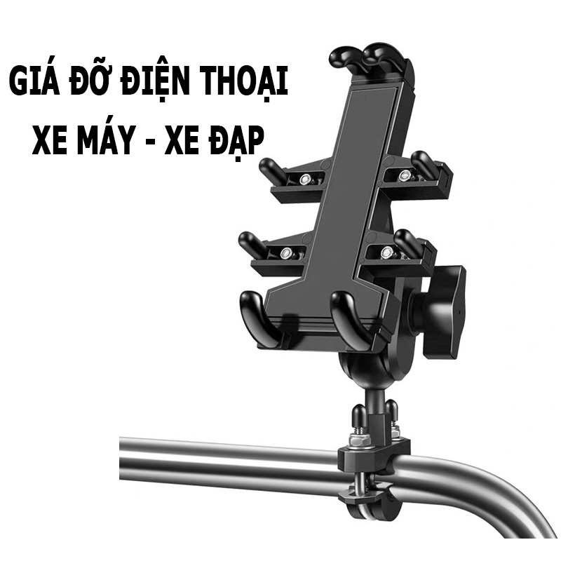 Giá Kẹp Điện Thoại Gắn Ghi Đông Xe Đạp; Giá Đở Điện Thoại Treo Lắp Tay Lái Xe Thể Thao