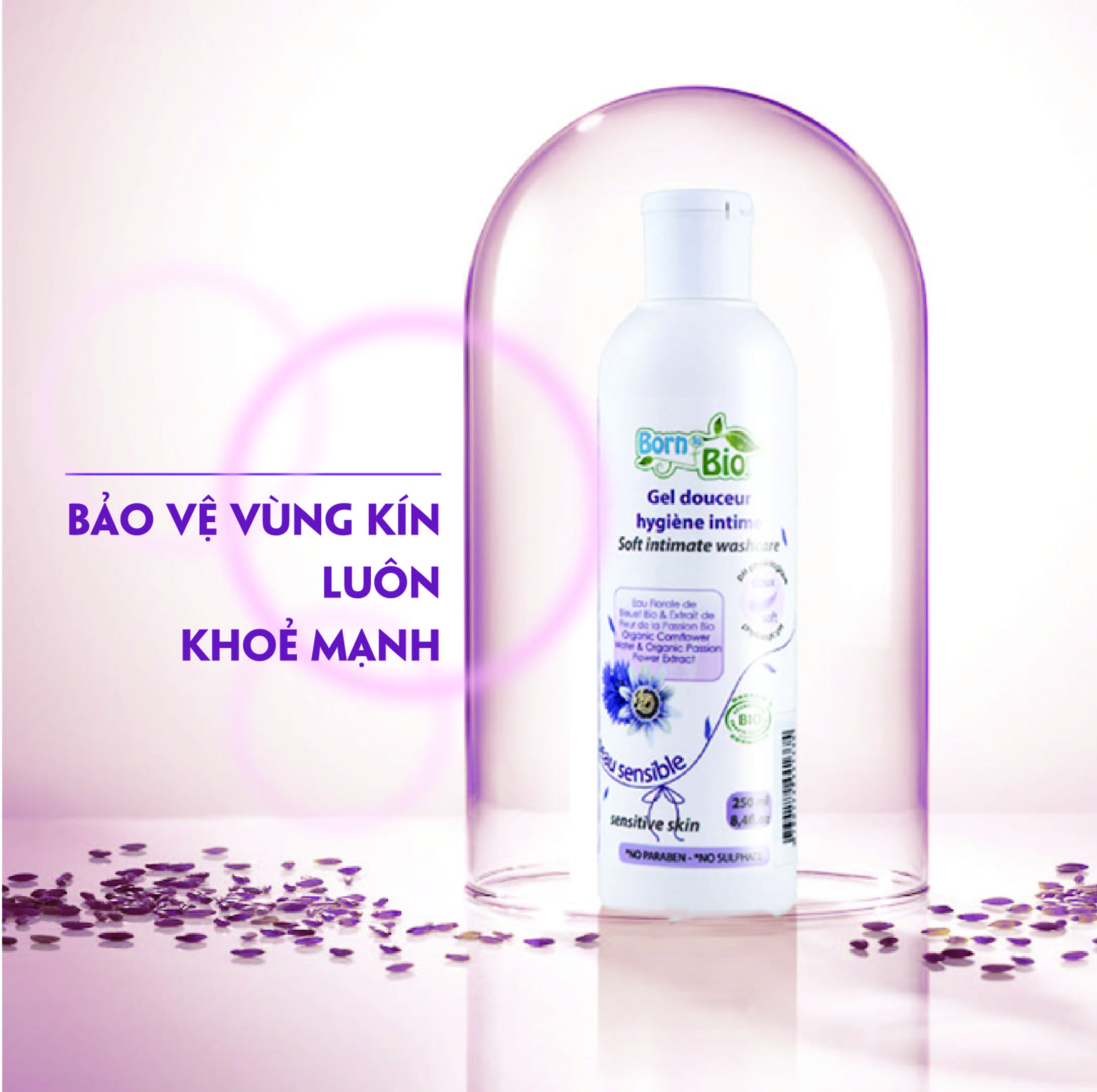 Dung dịch vệ sinh phụ nữ Born to Bio (250ml)