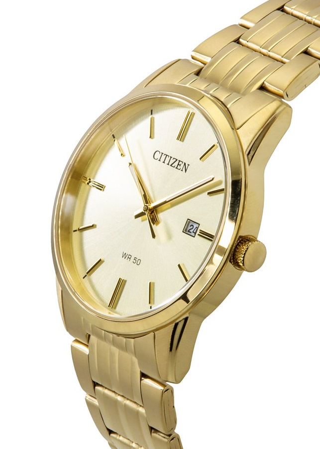 Đồng Hồ Nam Citizen Dây Thép Không Gỉ BI5002-57P - Mặt Vàng