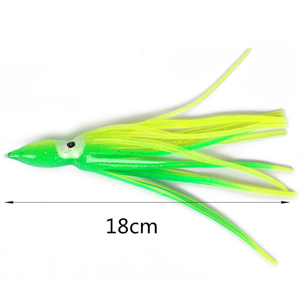 10pcs Fishing Lures Squid Octopus Skirts Lures Soft Baits Crankbaits