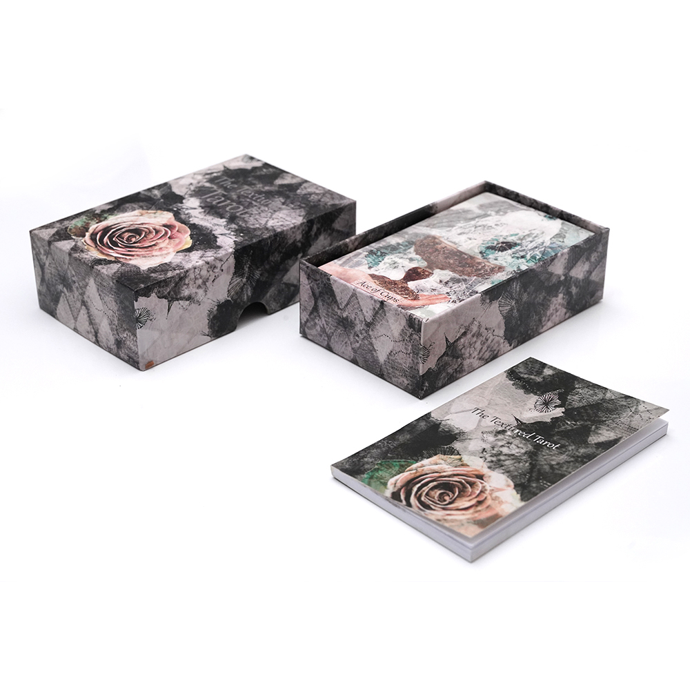 Bộ Bài The Textured Tarot 78 Lá Bài 7x12 Cm Tặng Đá Thanh Tẩy