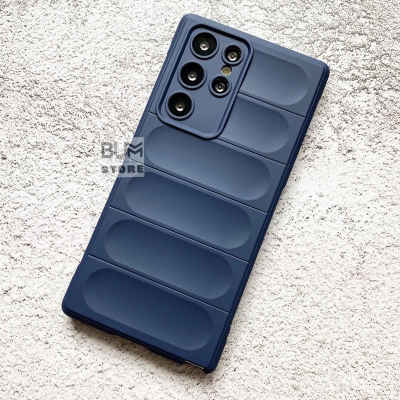 Ốp Phao Silicon Cho Samsung Galaxy S23 Ultra / S22 Ultra / Note 20 Ultra Chống Sốc Có Lót Nhung Bên Trong