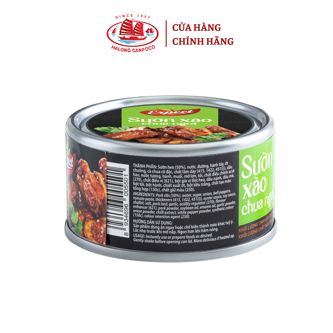 Sườn Xào Chua Ngọt EXPECT 170g - Đồ Hộp Hạ Long