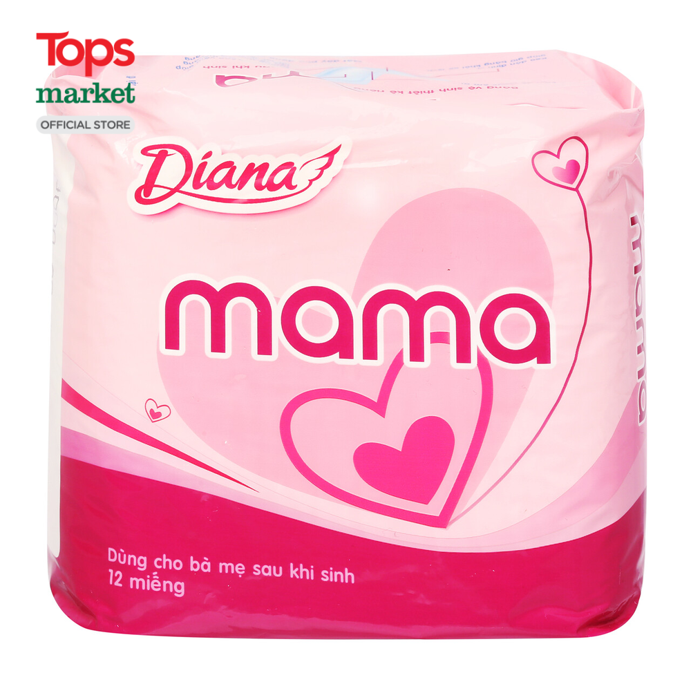 Băng Vệ Sinh Diana Mama Cho Mẹ Sau Sinh 12 Miếng
