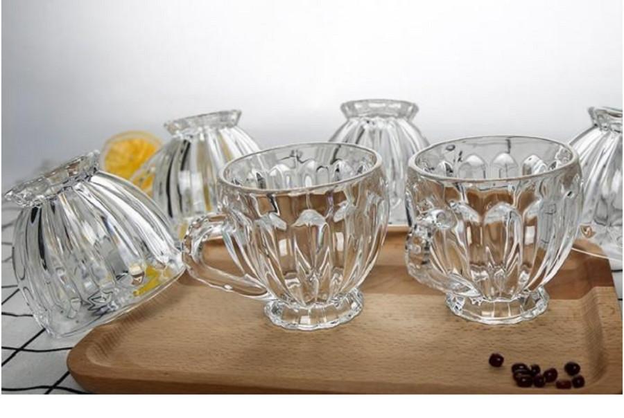 Bộ 6 Cốc Thủy Tinh Uống Nước - Vận Chuyển Miễn Phí Toàn Quốc