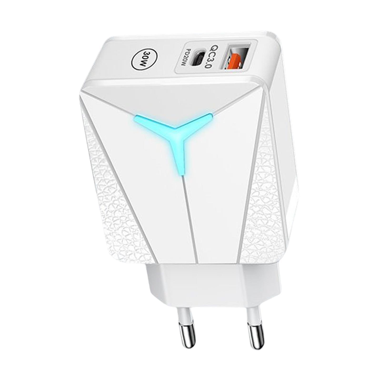 Phone Charger Plug Portable PD 20W .0 Converter for Home Use Travel