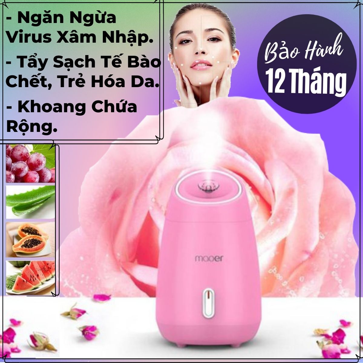 Máy Xông Da Mặt Thảo Dược, Hoa Quả Tươi Tự Động Giúp Khuếch Tán Tinh Dầu Tạo Ẩm Và Làm Đẹp Da, Giúp trẻ Lâu Hơn