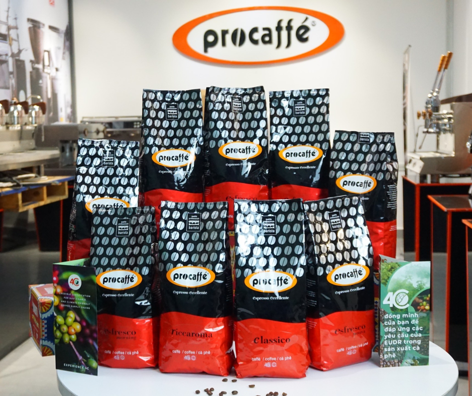 Cà phê hạt nguyên chất pha máy Procaffe Speciale, 100% arabica cao cấp