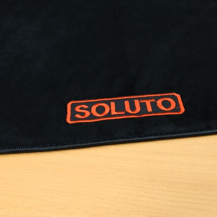 Thảm chống nóng taplo xe kia soluto thảm nhung 3 lớp  cách nhiệt đế cáo su chống trơn