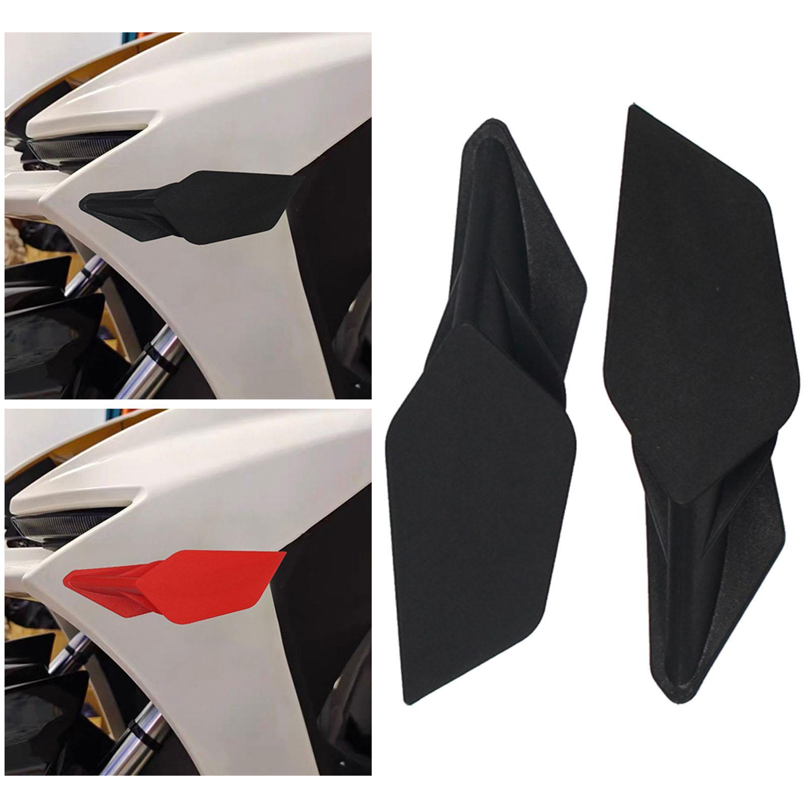 2x Motorcycle Scooter Wing Kit , Front Fairing Winglet Kit Fit for Honda Crf1100L 2020-2021 Motorbikes Supplies