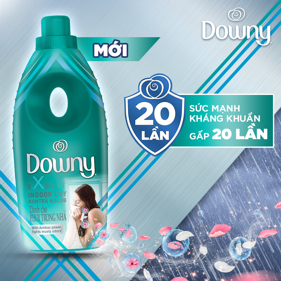 Combo 2 Nước Xả Downy Expert Phơi Trong Nhà 2.4l