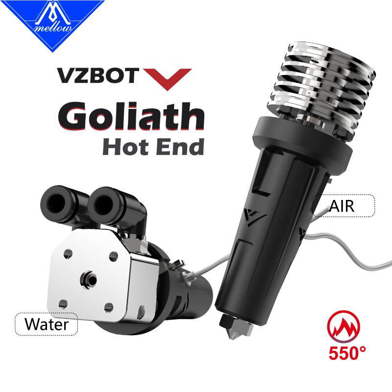 Mellow All Metal Goliath Air / Water V2 Hotend cho máy in 3D tốc độ cao Vzbot Voron Hevort Thay thế rồng điên