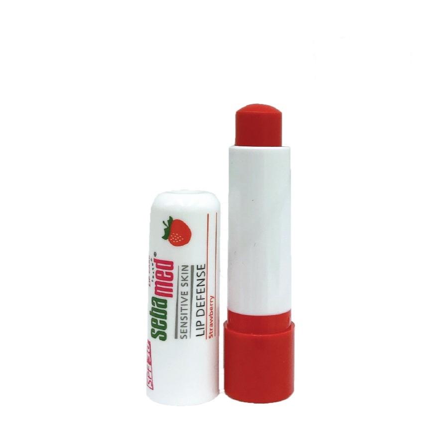 Son dưỡng bảo vệ môi chống khô nứt môi Sebamed Sensitive Skin Lip Defense pH5.5 hương Dâu 4.8g