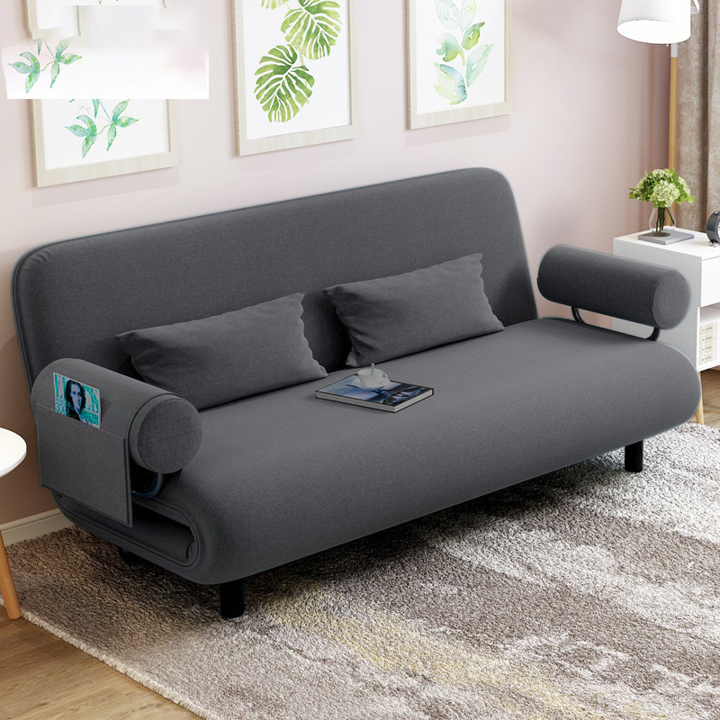 Ghế sofa giường nằm đa năng Kachi MK191 - Màu xám - Tặng kèm 2 gối dựa