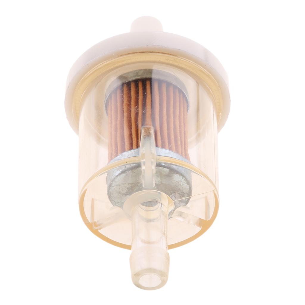 Universal Motorcycle 7mm In-line Gas Carburetor Fuel Filter for Honda