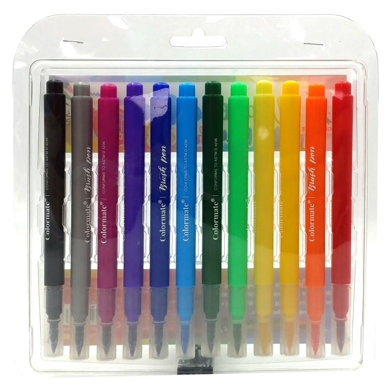 Bộ 12 Bút Cọ Màu Nước Brush Pen