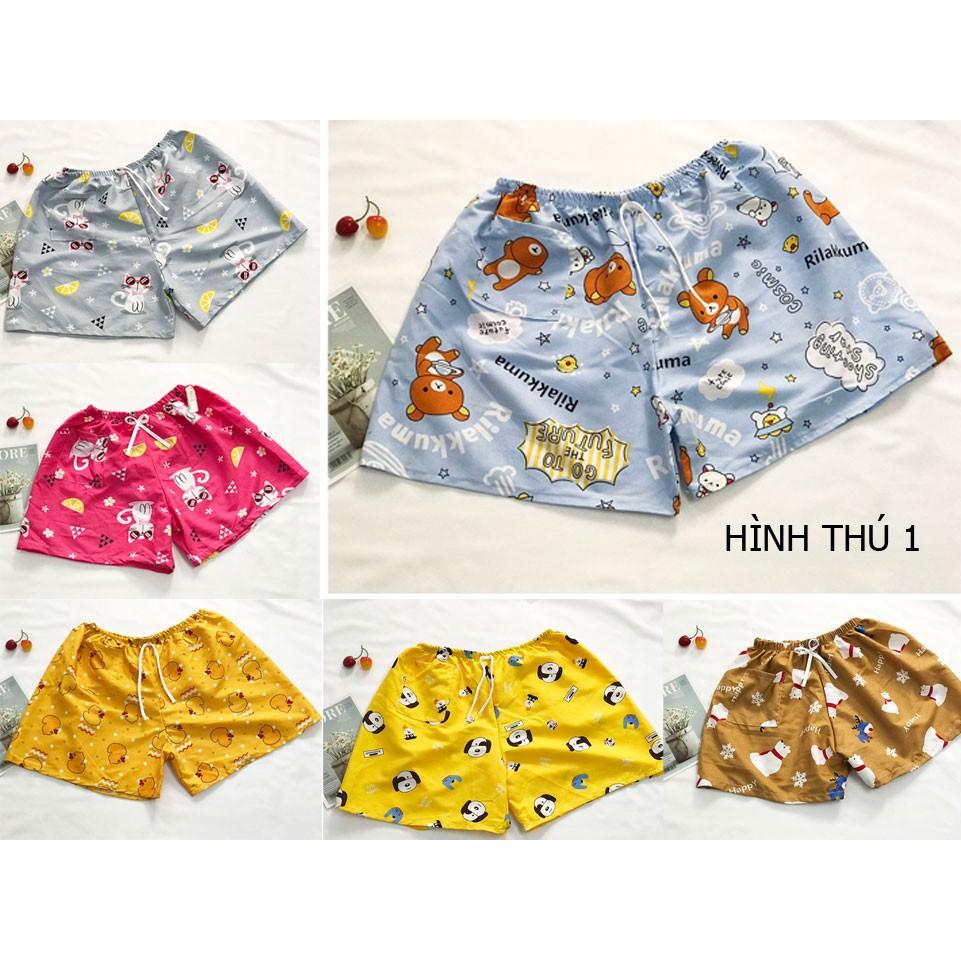 Quần đùi nữ từ 50-60kg vải kate - Quần sọt nữ - QU11
