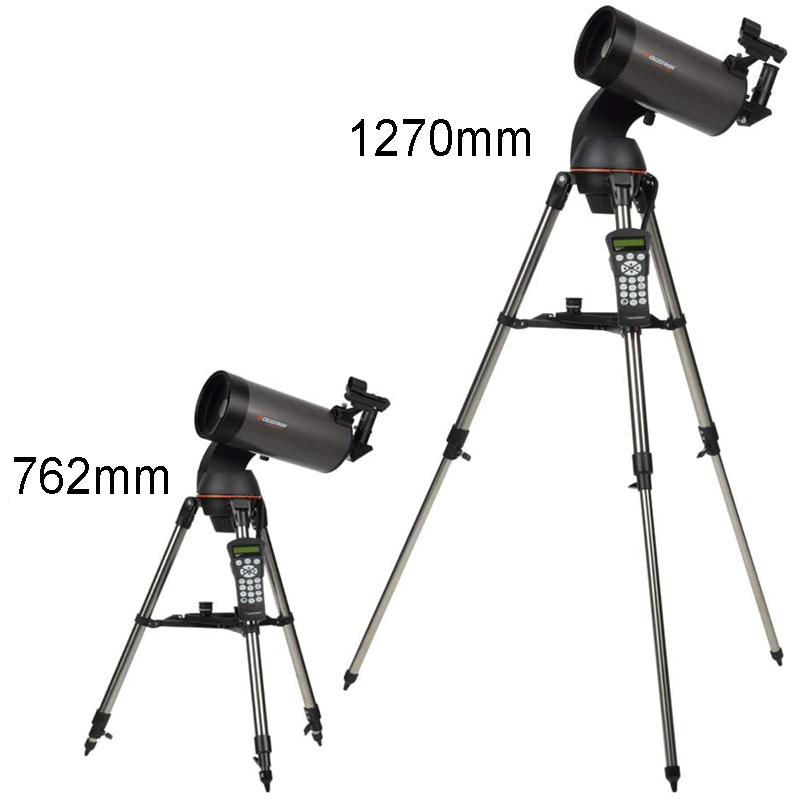 Kính thiên văn Celestron Nexstar 127SLT tự động tìm sao, Quan sát rõ các chi tiết trên bề mặt mặt trăng, vành đai Sao Thổ, các chỏm băng trên cực trên Sao Hỏa, các sọc mây trên Sao Mộc, hoặc một số vật thể trong danh mục Messier  | Hàng chính hãng