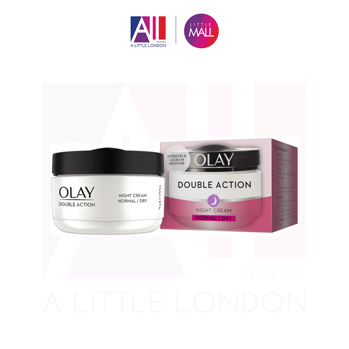 Kem dưỡng đêm Olay Double Action Night Cream Normal/Dry - 50ml