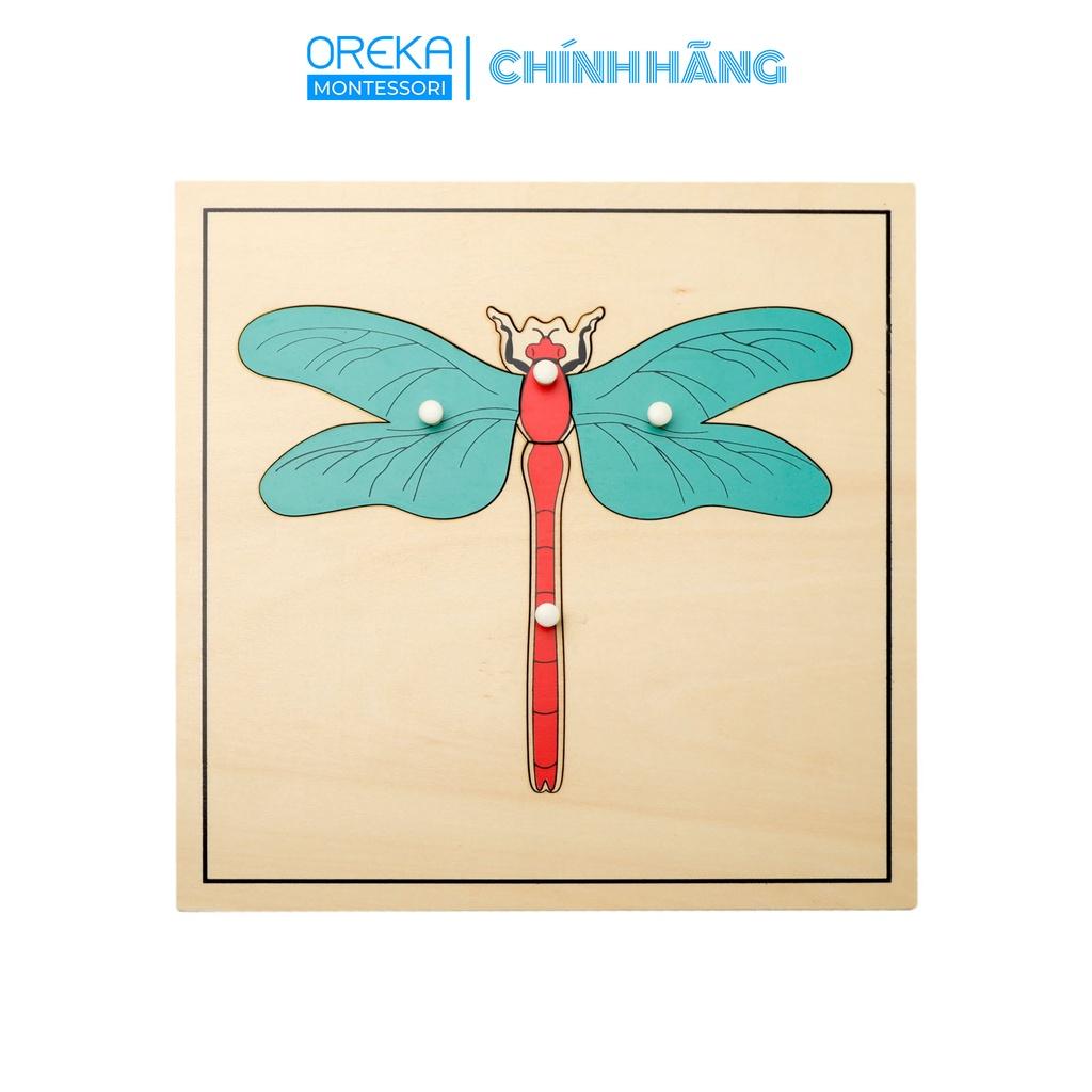 Đồ chơi trẻ em Oreka Montessori Ghép hình động vật: Chuồn chuồn - 0640200