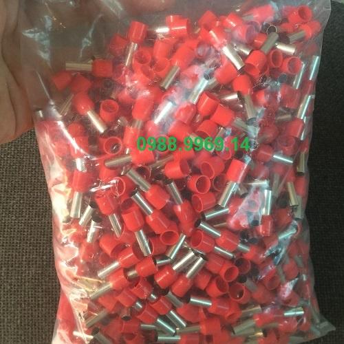 Túi 1000 đầu cos pin tròn rỗng 10mm2