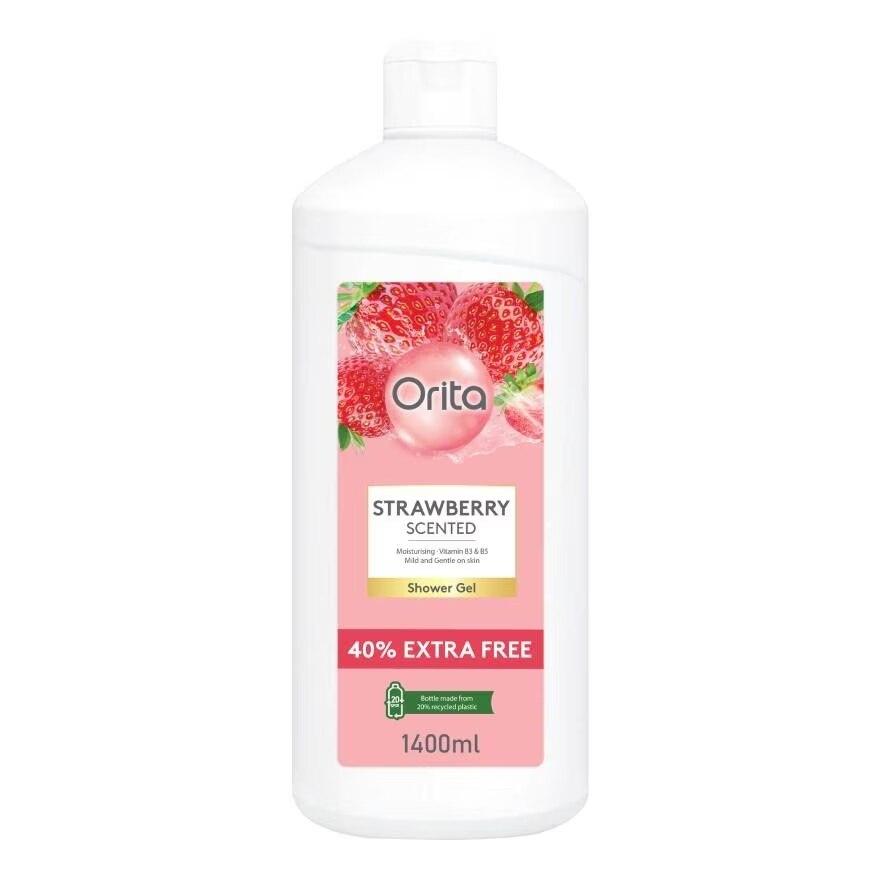 Gel Tắm Orita Strawberry Scented Shower Gel 1400ml