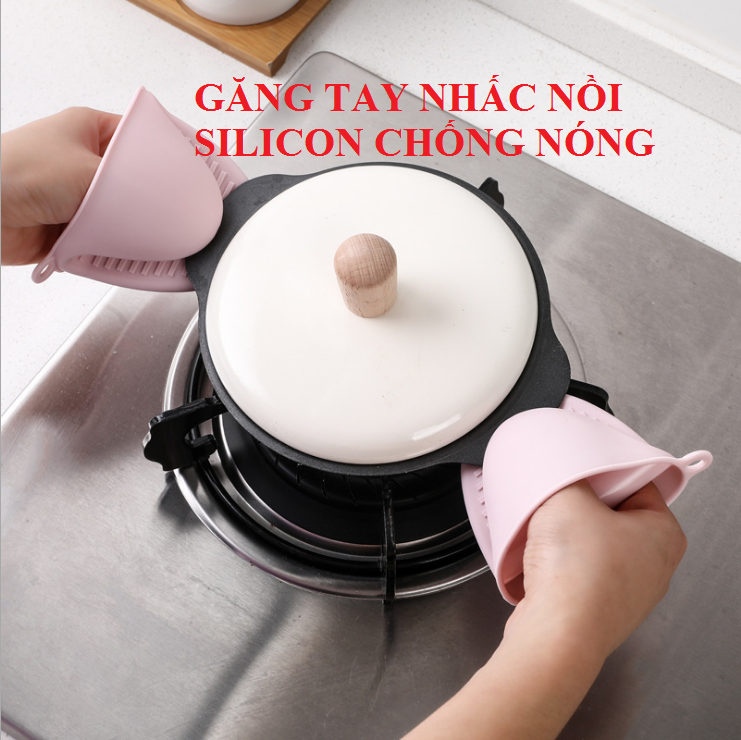 Bộ 2 Miếng kẹp nhấc nồi silicon tiện dụng hình mỏ vịt G209-2NNvit-sili