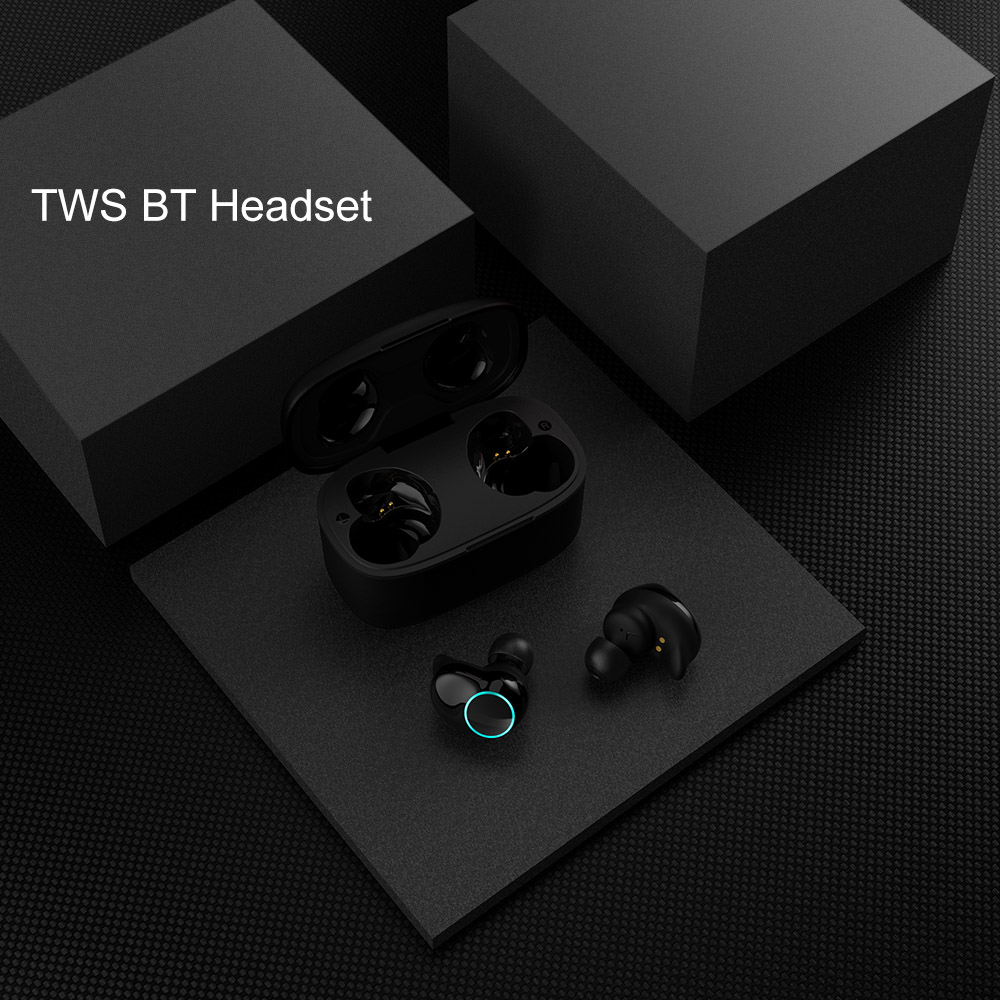 Tai nghe T3 TWS Điều khiển bằng cảm ứng Bluetooth 5.0 thể thao có hộp sạc mic IPX5