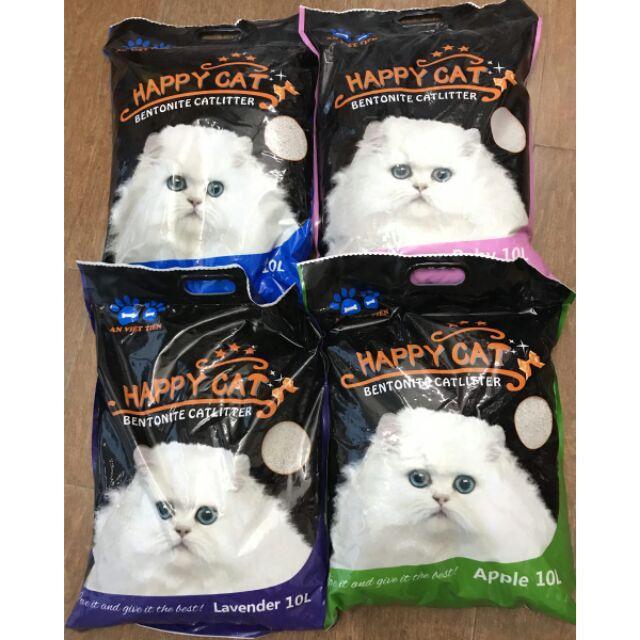 Cát vệ sinh Happy Cat 10L - khử mùi siêu tốt