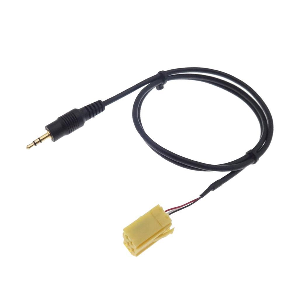 Car 3.5MM Input Adapter Cable Wire for   206 207 307 308