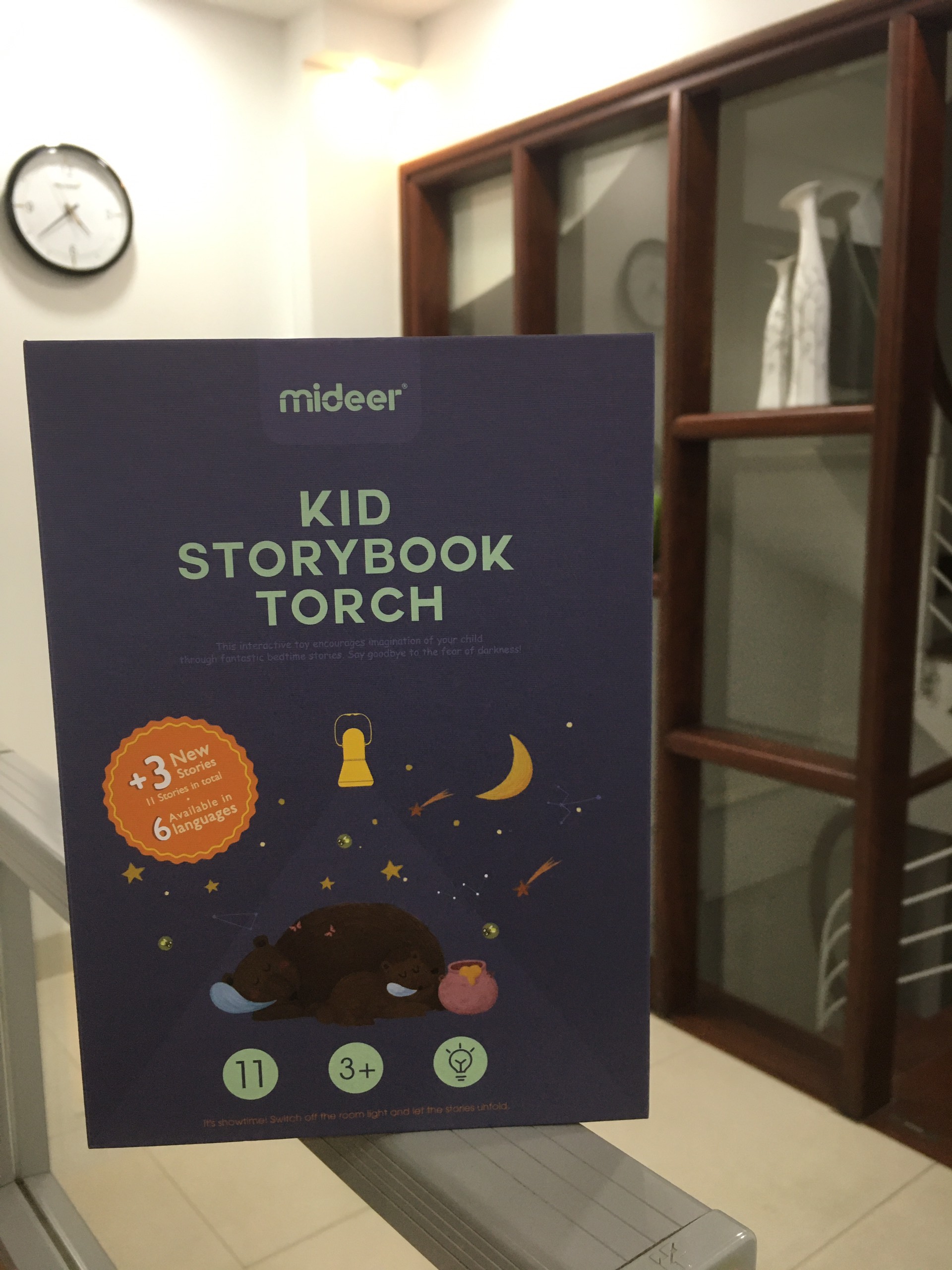 Đèn Pin Kể Chuyện Mideer 11 truyện mới nhất - CT7027 - Storybook Torch - Kèm sách truyện tiếng Việt