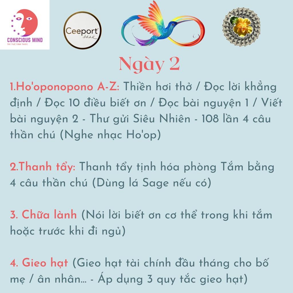 Bộ thẻ thực hành - Tặng kèm 4 Logo thanh tẩy & 2 tấm séc nhiệm màu