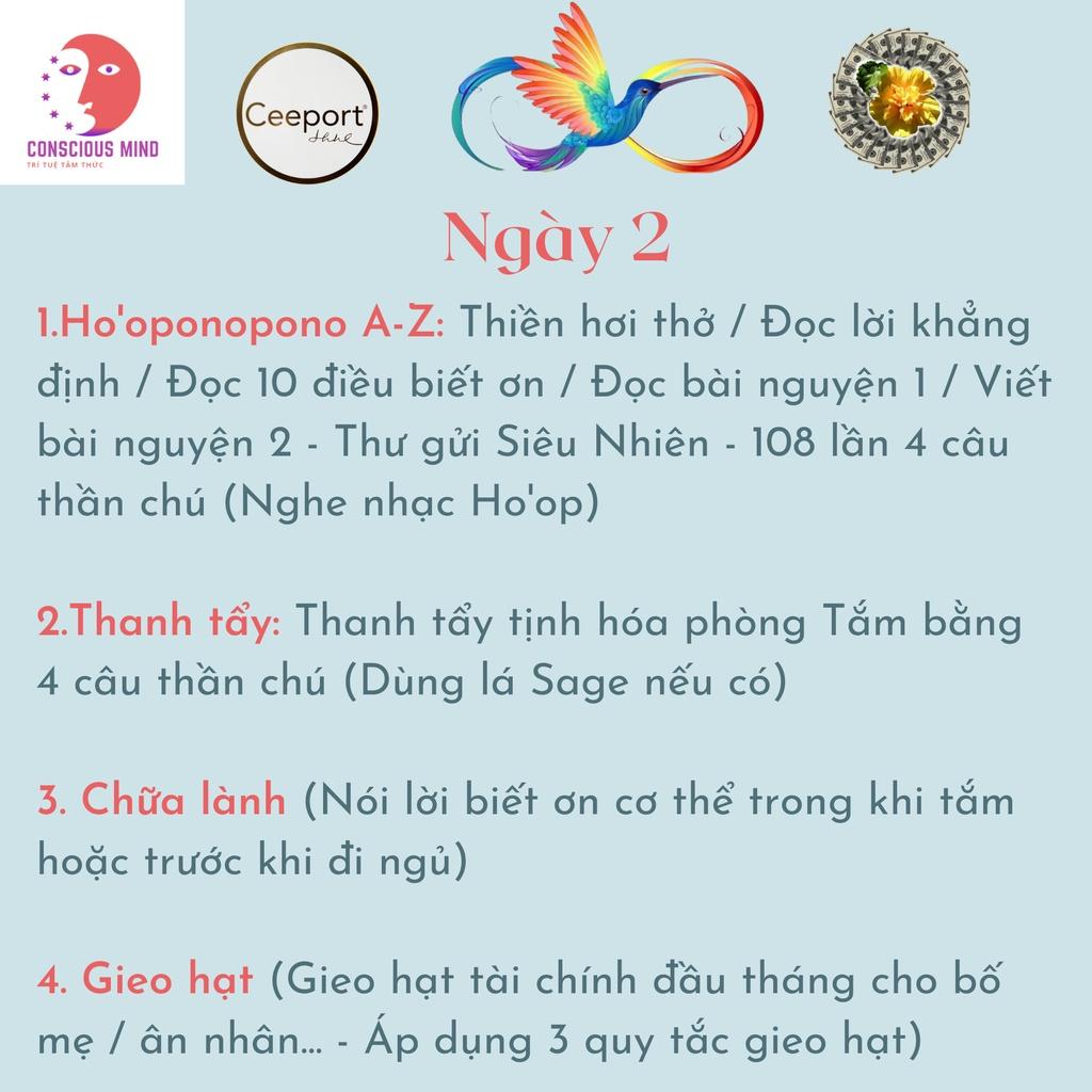 Bộ thẻ thực hành (21 thẻ) - Tặng kèm 4 Logo thanh tẩy &amp; 2 tấm séc nhiệm màu