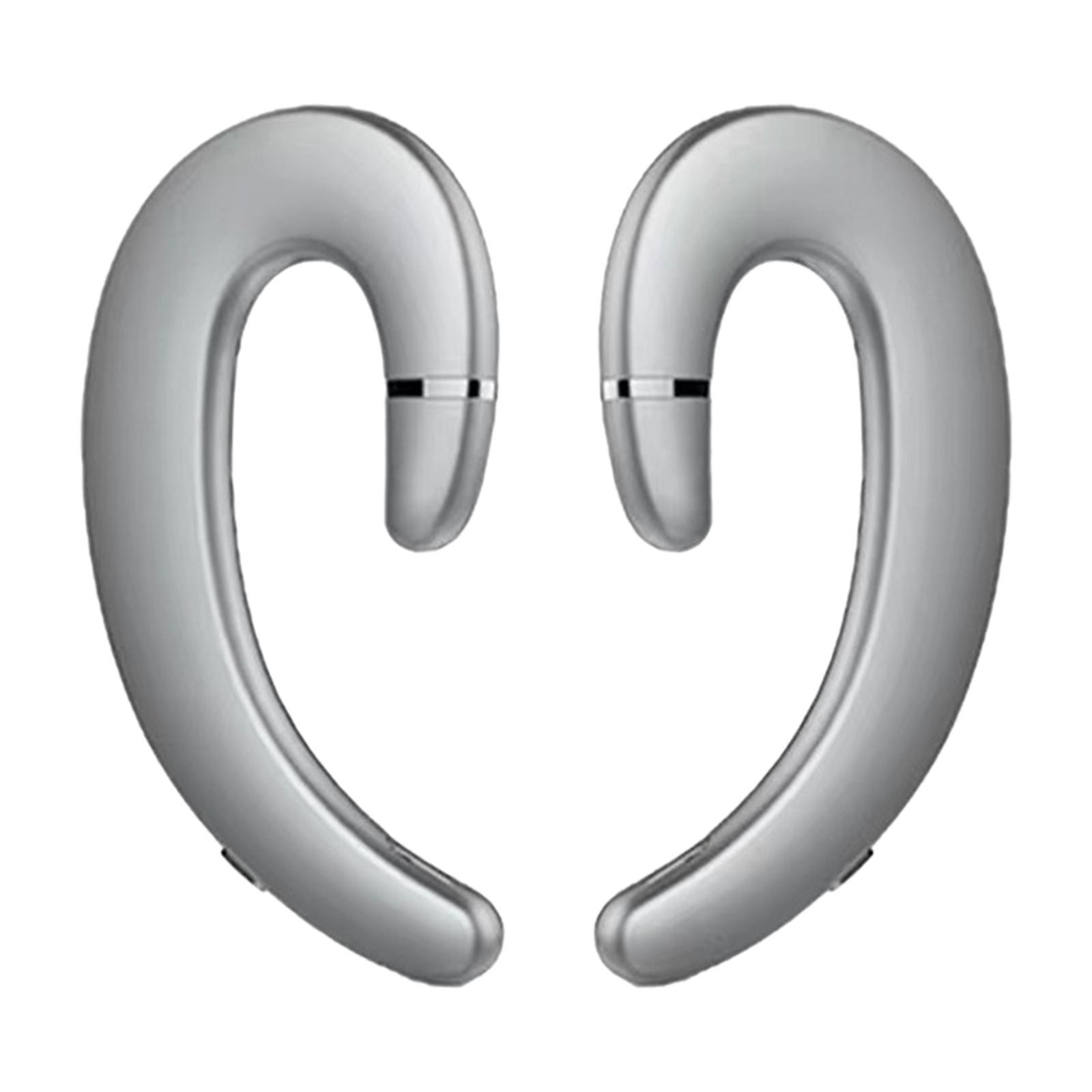 Bluetooth 5.0 Headphone, Ear Hook Low Latency HD Calling Earpiece for Sports Business