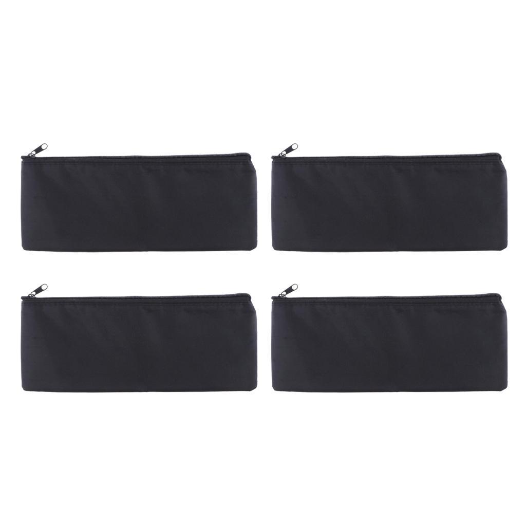 4 Packs Microphone Protective Bag Soft Storage Pouch