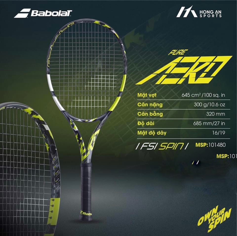 Vợt Tennis PURE AERO 300gram 2023 (101480)