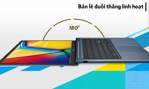 Laptop Asus Vivobook 15 - Bản lề 180 độ